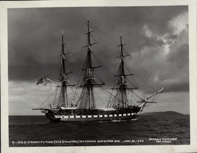 U.S.S. Constitution postcard