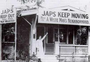 Japanese Discrimination sign, 1920s