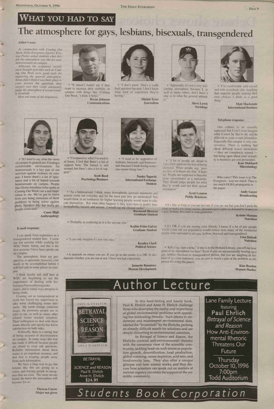 Evergreen, 1996-10-09 pg 9 