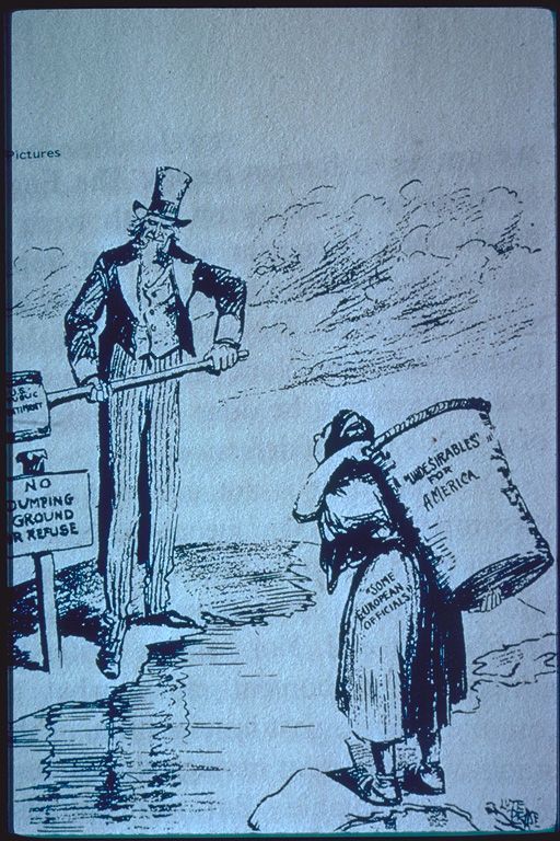 "That immigration problem again!" 1921