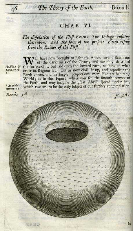 Diagram of a hollow Earth