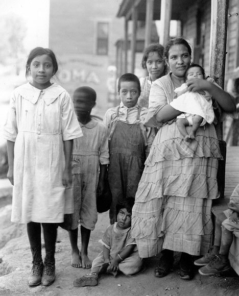 Mexican Family in Nebraska, 1922. 