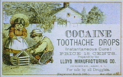 Cocaine Toothache drops