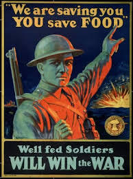 The promotion of rationing food for the troops