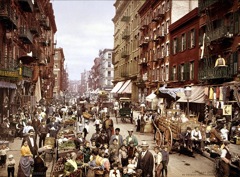 Mulberry Street, New York City, ca. 1900