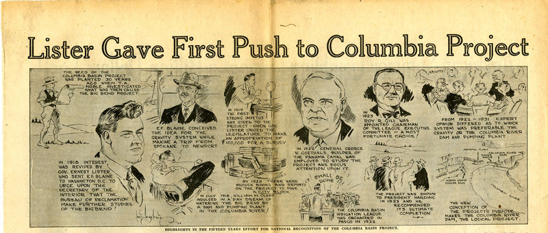 Lister Gave First Push to Columbia Project