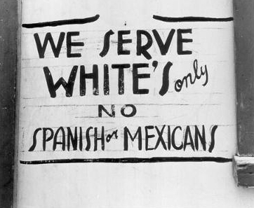 Discrimination Sign in the 1920s