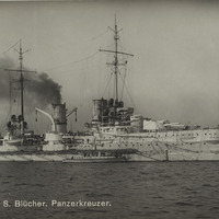 S.M.S. Blucher postcard<br />
