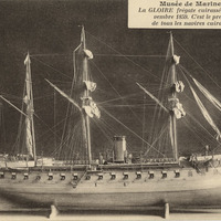 Ironclad Gloire postcard