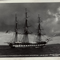 U.S.S. Constitution postcard