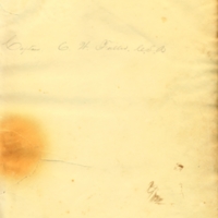 Captain E.W. Fuller&#039;s Signature