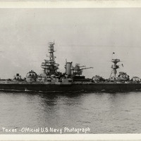 U.S.S. Texas postcard