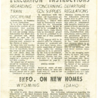 Evacuazette, August 20, 1942