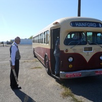 Kearby gets on the bus