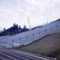 Fire in Rogers Field stands