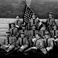 Cadets and Officers, ca. 1895