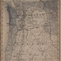 Mean seasonal rainfall in inches, dry season, May - September [Washington and Oregon], (1888)