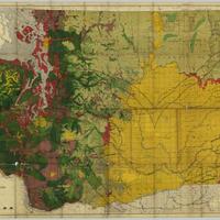 Map of Washington showing classification of lands, (1902)